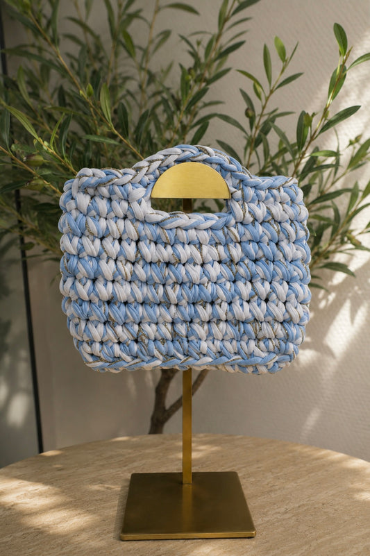 Ibiza - Bleu blanc et doré
