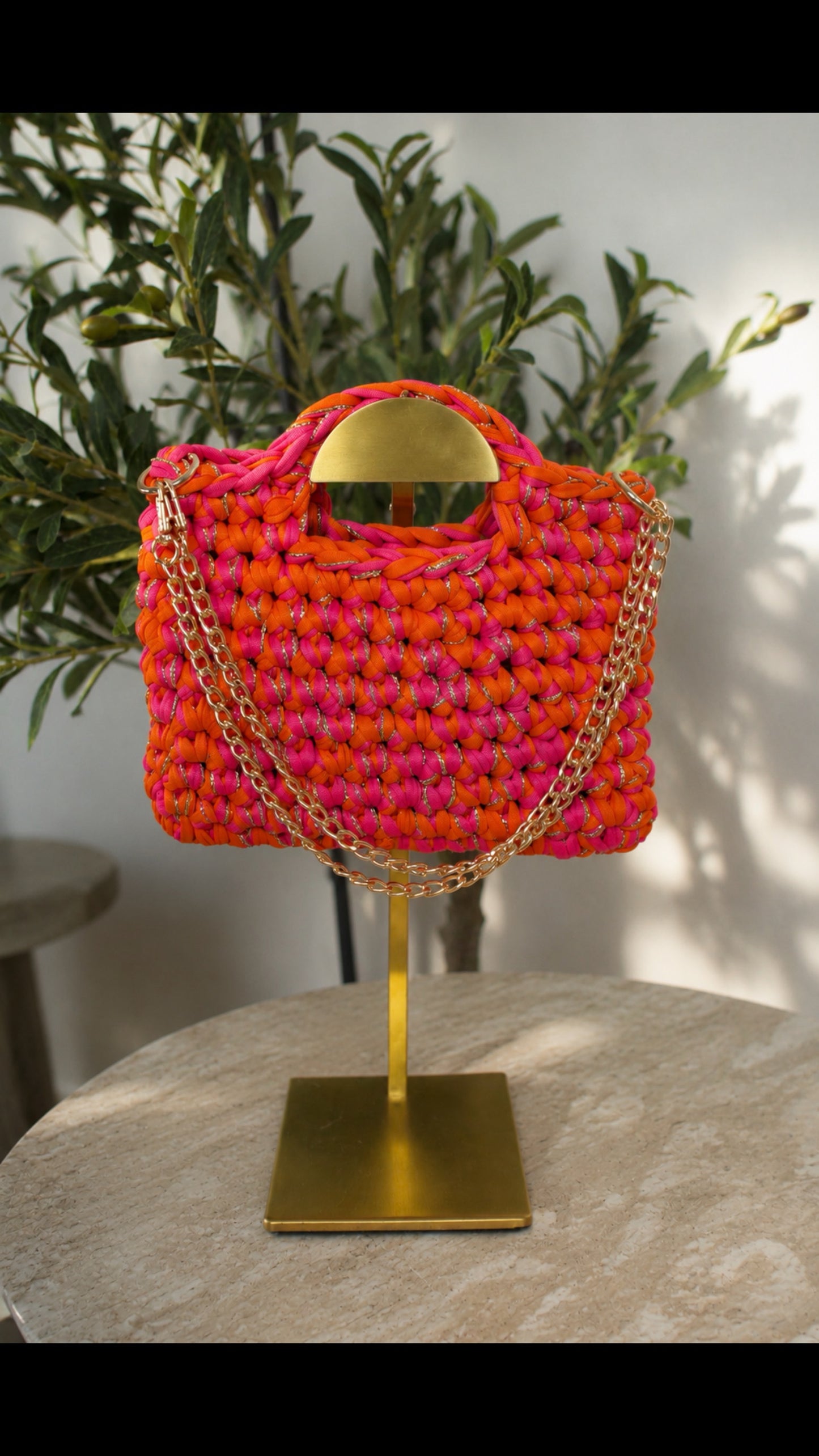 Ibiza - Orange et fuschia